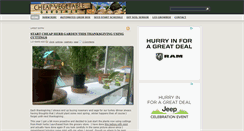 Desktop Screenshot of cheapvegetablegardener.com